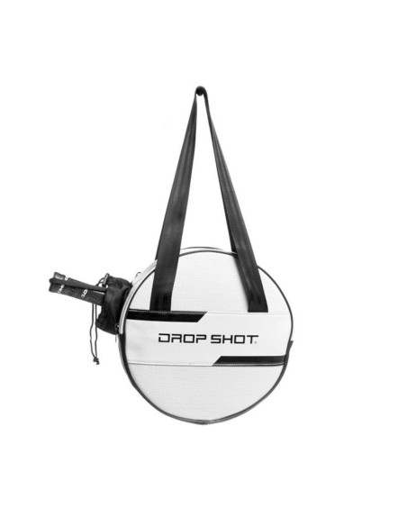 Bandolera Drop Shot Bassan Blanco | Ofertas de pádel
